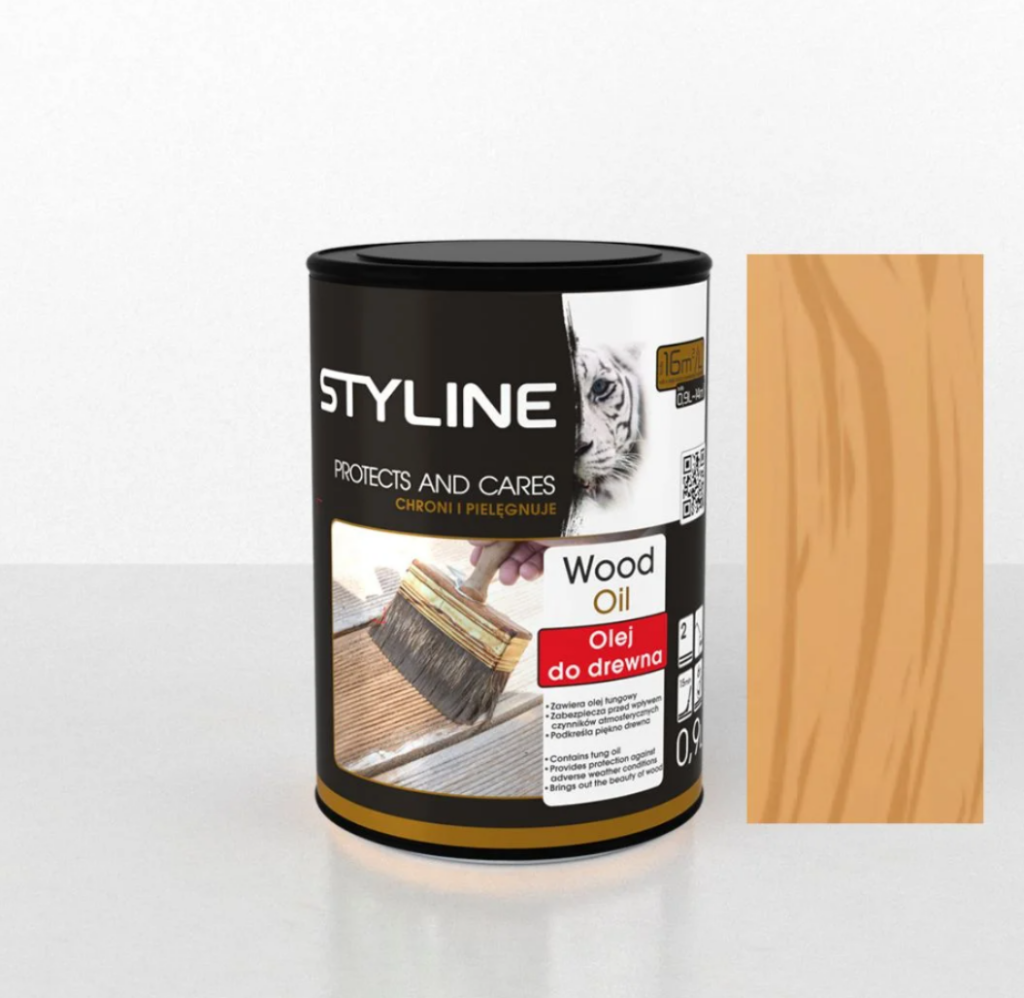 DŘEVĚNÝ OLEJ STYLINE SVĚTLÝ DUB 0,9L