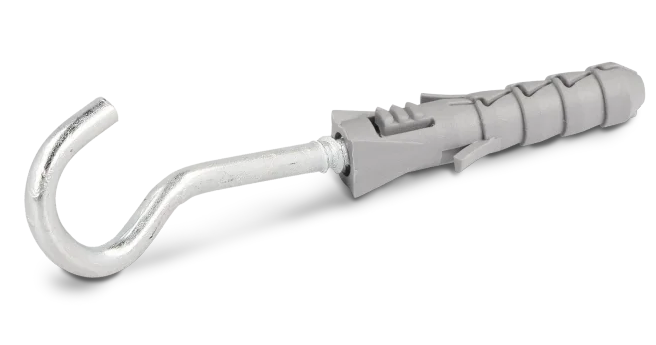 Kołek rozporowy 6x30 mm z hakiem sufitowym - blister - 6 szt.