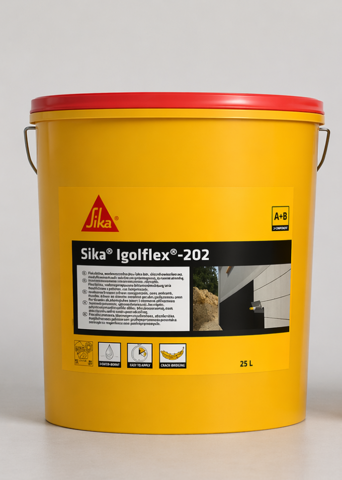 Sika® Igolflex®-202 – 25L - dvousložková bitumenová hmota pro izolaci základů a podzemních konstrukcí